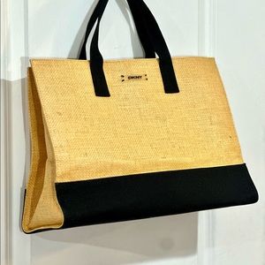 DKNY Straw Tote